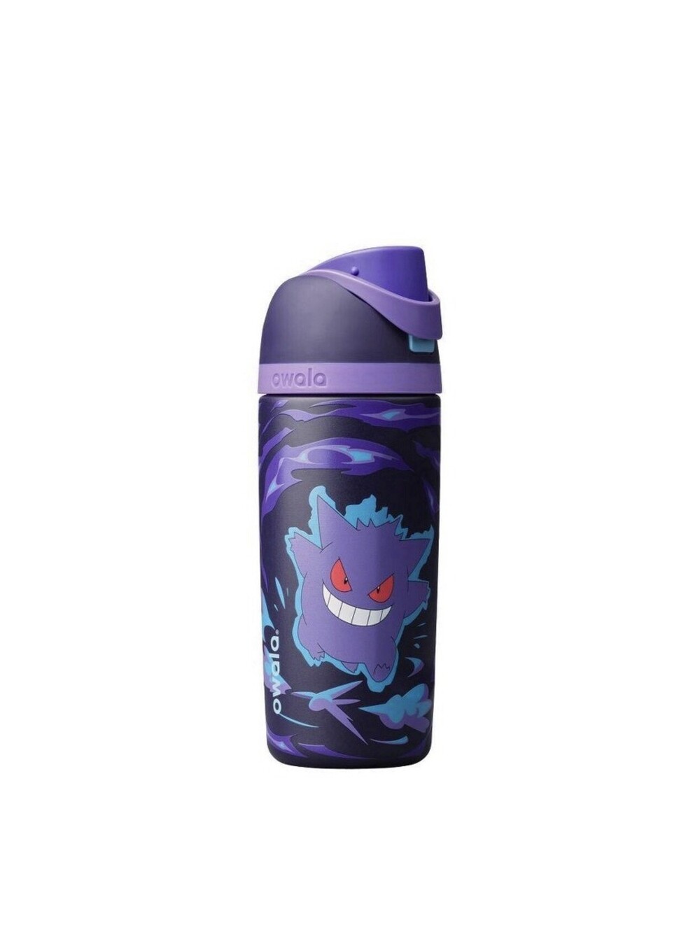 POKÉMON x OWALA FreeSip 24 oz Purple/Black Stainless Steel Water Bottle Gengar